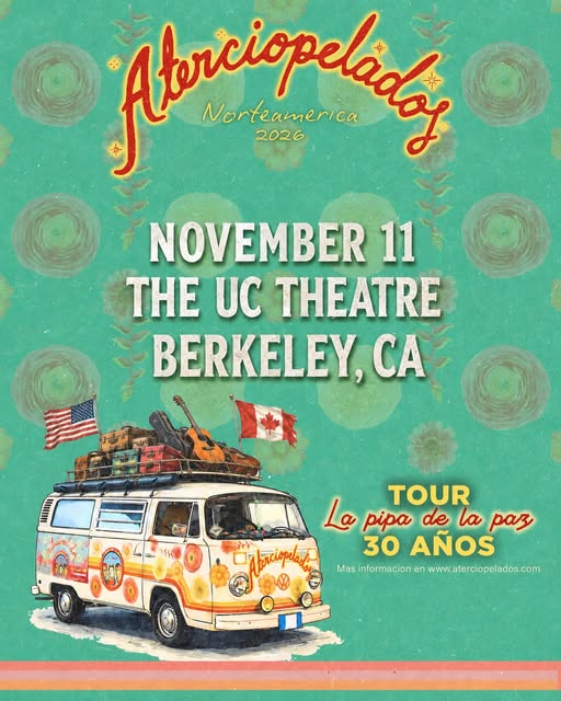 Flyer de Aterciopelados Norteamerica 2026