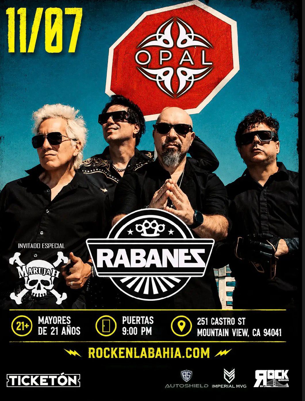 Flyer de Los Rabanes